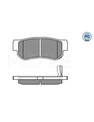 Juego de pastillas de freno Tras. Meyle 025 235 4314/PD - Juego de pastillas de freno MEYLE-PD Quality