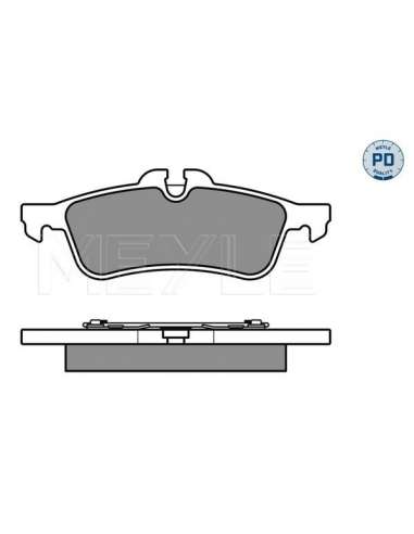 Juego de pastillas de freno Tras. Meyle 025 237 1616/PD - Juego de pastillas de freno MEYLE-PD Quality