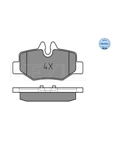 Juego de pastillas de freno Tras. Meyle 252400817 - Juego de pastillas de freno MEYLE-ORIGINAL Quality