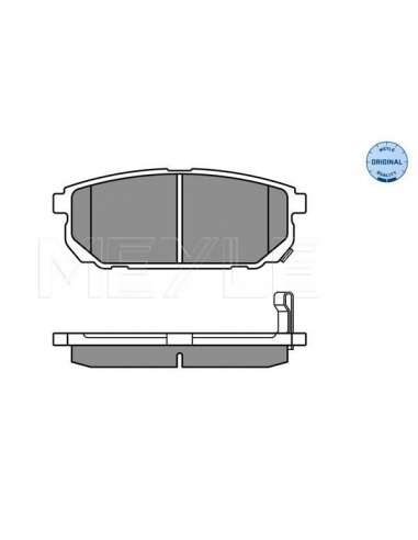 Juego de pastillas de freno Tras. Meyle 025 240 5815/W - Juego de pastillas de freno MEYLE-ORIGINAL Quality