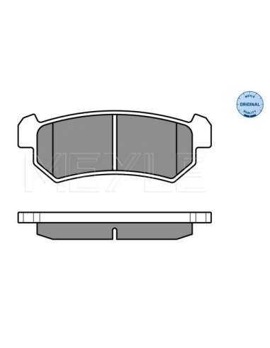 Juego de pastillas de freno Tras. Meyle 252407114 - Juego de pastillas de freno MEYLE-ORIGINAL Quality