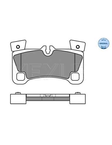 Juego de pastillas de freno Tras. Meyle 252429616 - Juego de pastillas de freno MEYLE-ORIGINAL Quality