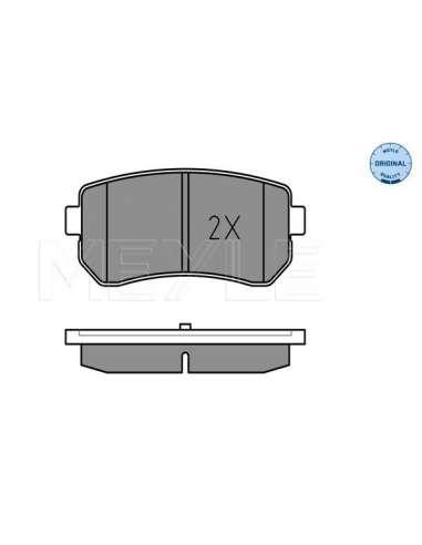 Juego de pastillas de freno Tras. Meyle 025 243 2015/W - Juego de pastillas de freno MEYLE-ORIGINAL Quality