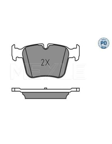 Juego de pastillas de freno Tras. Meyle 025 253 5416/PD - Juego de pastillas de freno MEYLE-PD Quality