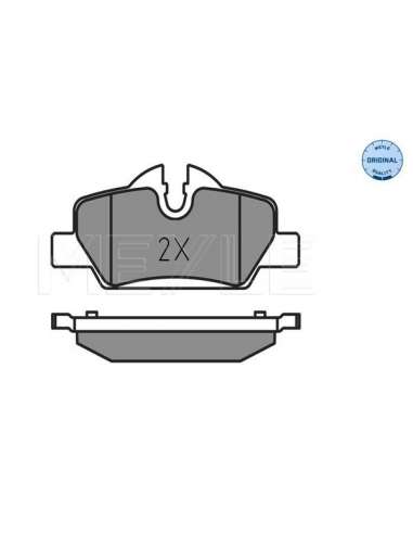 Juego de pastillas de freno Tras. Meyle 252598016 - Juego de pastillas de freno MEYLE-ORIGINAL Quality
