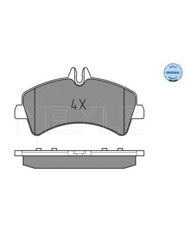 Juego de pastillas de freno Tras. Meyle 252921720 - Juego de pastillas de freno MEYLE-ORIGINAL Quality