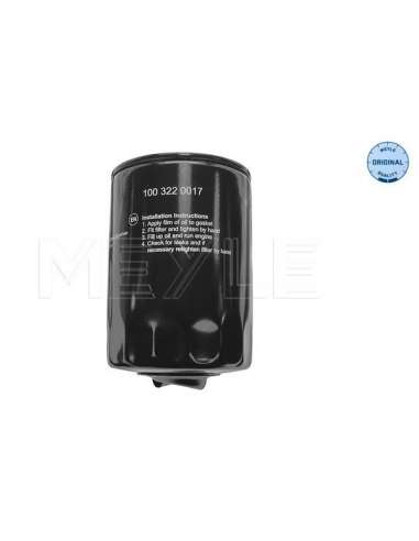 Filtro de aceite Meyle 100 322 0017 - Filtro de aceite MEYLE-ORIGINAL Quality