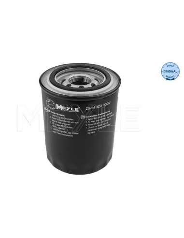 Filtro de aceite Meyle 28-14 322 0002 - Filtro de aceite MEYLE-ORIGINAL Quality