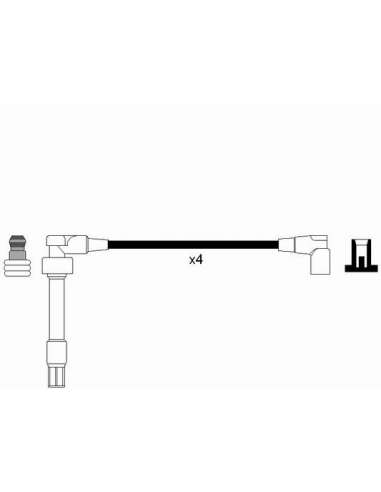 Juego de cables de encendido Ngk 0569 - RC-BW225 NGK569JGO.CABLES