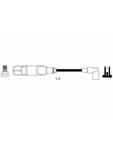Juego de cables de encendido Ngk 0579 - RC-BW235 NGK579JGO.CABLES