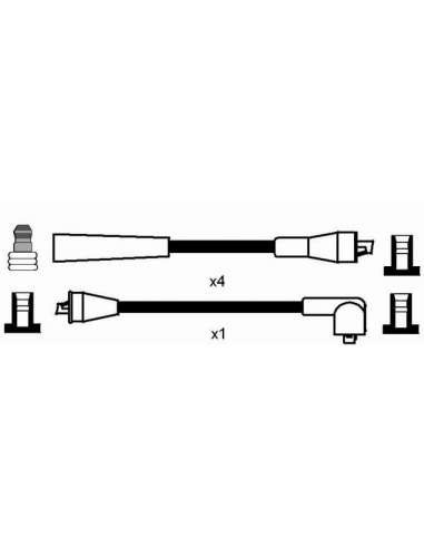 Juego de cables de encendido Ngk 0627 - RC-FD532 NGK627JGO.CABLES