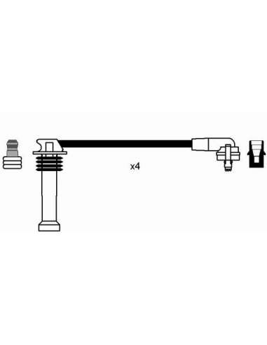 Juego de cables de encendido Ngk 0641 - RC-FD546 NGK641JGO.CABLES
