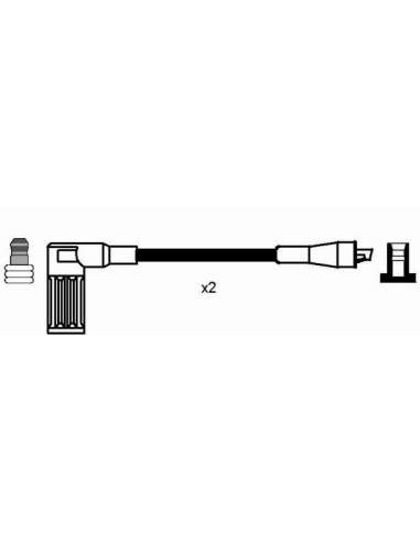 Juego de cables de encendido Ngk 0675 - RC-FT428 NGK675JGO.CABLES