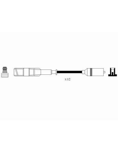 Juego de cables de encendido Ngk 0758 - RC-MB223 NGK758JGO.CABLES