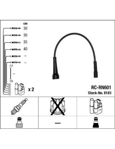 Juego de cables de encendido Ngk 8183 - RC-RN601 NGKJGO.CABLES