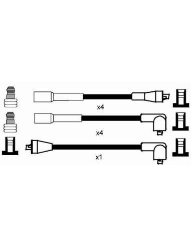 Juego de cables de encendido Ngk 8279 - RC-RV309 NGKJGO.CABLES