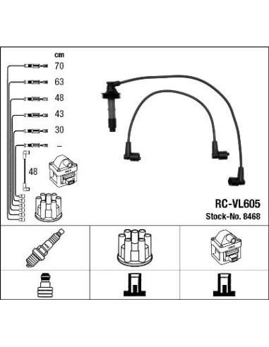 Juego de cables de encendido Ngk 8468 - RC-VL605 NGKJGO.CABLES