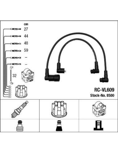Juego de cables de encendido Ngk 8500 - RC-VL609 NGKJGO.CABLES