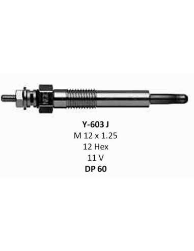 Bujía de precalentamiento Ngk 8838 - Y-603J NGKCALENTADOR MET. D-Power