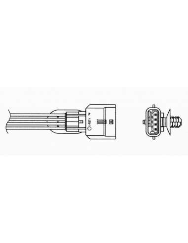 Sonda Lambda Ngk 93886 - OZA770-EE51 NGKSONDA LAMBDA Universal