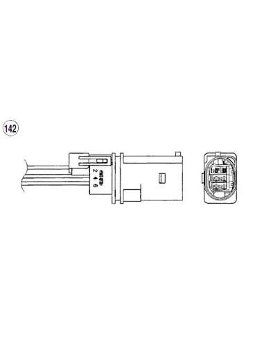 Sonda Lambda Ngk 95352 - UAA0004-VW007 NGKSONDA LAMBD Universal