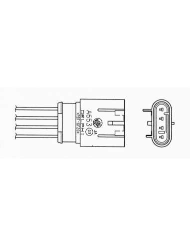 Sonda Lambda Ngk 96130 - OZA629-A3 NGK Sonda L.Auto Universal