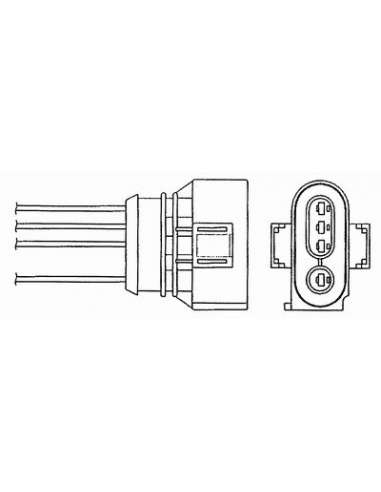 Sonda Lambda Ngk 96145 - OZA457-EE25 NGK Sonda L.Auto Universal
