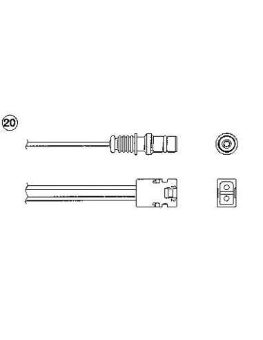 Sonda Lambda Ngk 96560 - OZA721-EE23 NGKSONDA LAMBDA Universal