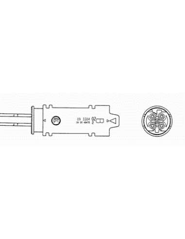 Sonda Lambda Ngk 96713 - OZA457-EE17 NGK Sonda L.Auto Universal