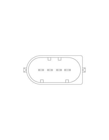 Medidor de la masa de aire Ngk 96715 - EPBMWT4-D018H NGKSENSOR MAF Universal