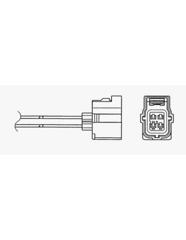 Sonda Lambda Ngk 96998 - OZA603-MB6 NGK Sonda L.Auto