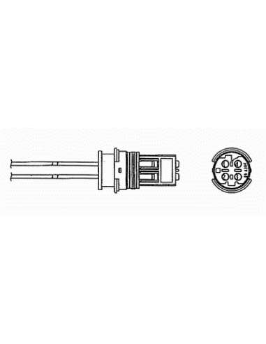 Sonda Lambda Ngk 97070 - OZA457-EE12 NGKSONDA LAMBDA