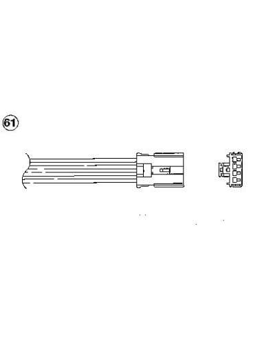 Sonda Lambda Ngk 97291 - OZA659-EE96 NGKSONDA LAMBDA