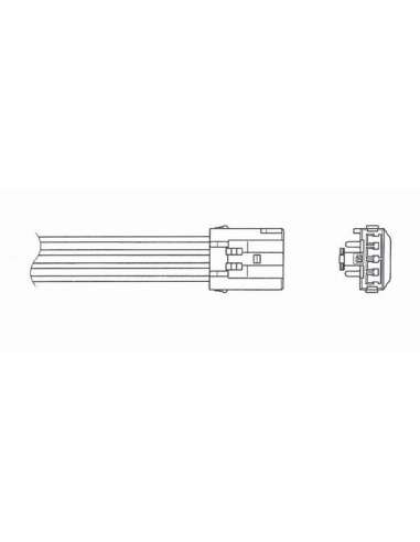 Sonda Lambda Ngk 97378 - OZA670-EE23 NGKSONDA LAMBDA