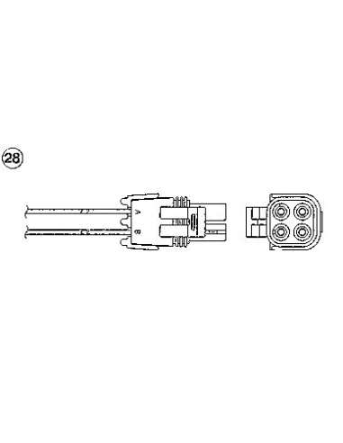 Sonda Lambda Ngk 97440 - OZA660-EE37 NGK Sonda L.Auto