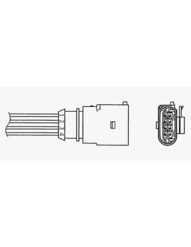 Sonda Lambda Ngk 97448 - OZA510-V17 NGK Sonda L.Auto