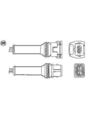 Sonda Lambda Ngk 97632 - OZA739-EE11 Sondas L. NGK