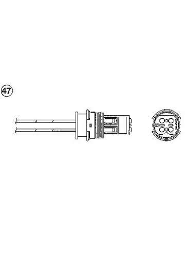 Sonda Lambda Ngk 97633 - OZA457-EE40 SONDA NGK