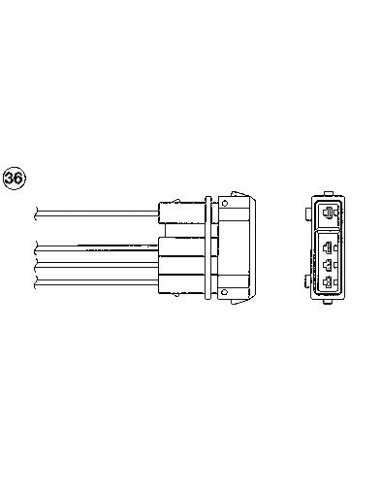 Sonda Lambda Ngk 97640 - OZA739-EE30 Sondas L. NGK