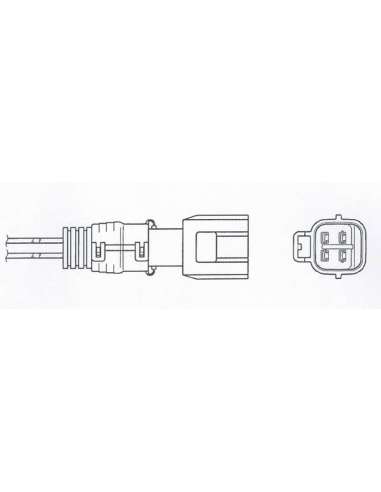 Sonda Lambda Ngk 97669 - OZA642-EE4 NGKSONDA LAMBDA A