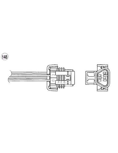 Sonda Lambda Ngk 97715 - OZA663-GM3 NGKSONDA LAMBDA A