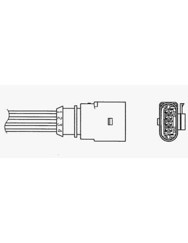 Sonda Lambda Ngk 97953 - OZA629-V17 NGK Sonda L.Auto