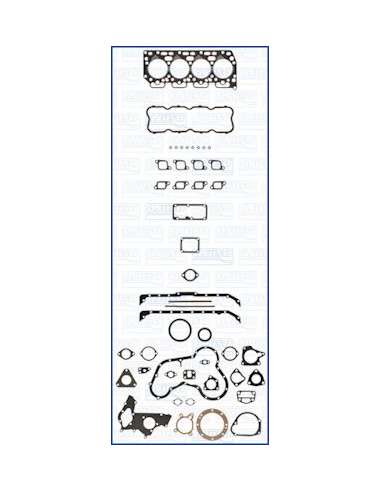 Juego completo de juntas, motor Ajusa 50011300 - JUEGO COMPLETO PERKINS- M. FIBERMAX