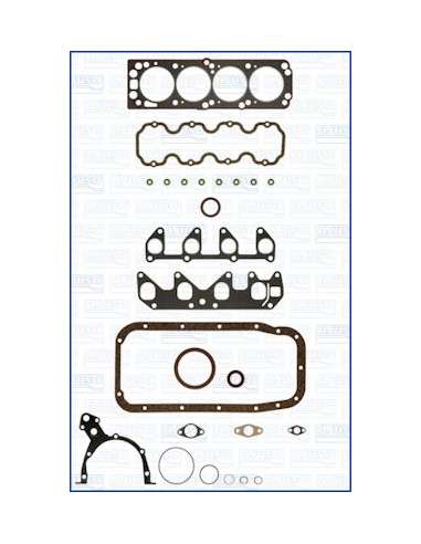 Juego completo de juntas, motor Ajusa 50015800 - JUEGO COMPLETO OPEL FIBERMAX