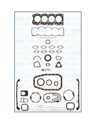 Juego completo de juntas, motor Ajusa 50018400 - JUEGO COMPLETO SEAT FIBERMAX