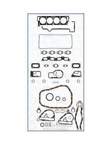Juego completo de juntas, motor Ajusa 50020400 - JUEGO COMPLETO RENAULT FIBERMAX