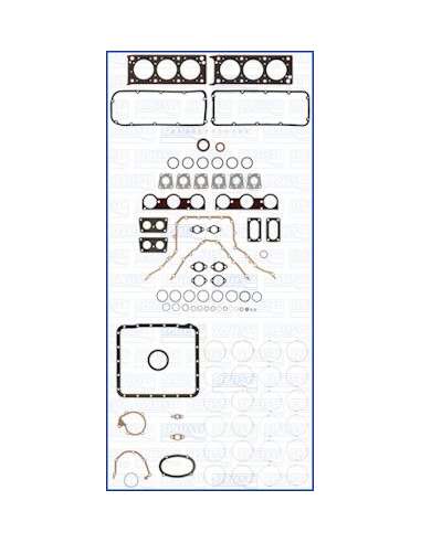 Juego completo de juntas, motor Ajusa 50032800 - JUEGO COMPLETO RENAULT FIBERMAX