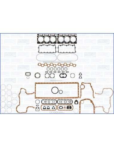 Juego completo de juntas, motor Ajusa 50033200 - JUEGO COMPLETO PEGASO FIBERMAX