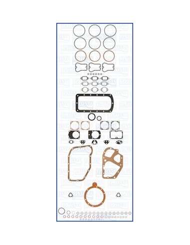 Juego completo de juntas, motor Ajusa 50033300 - JUEGO COMPLETO LOMBARDINI FIBERMAX