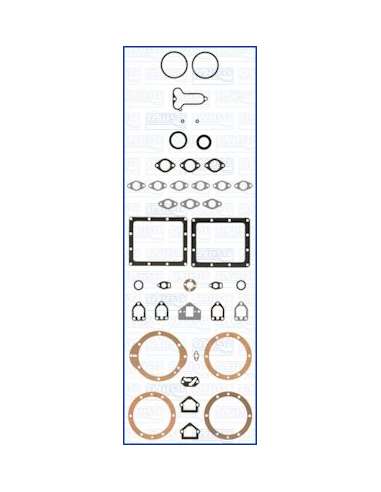 Juego completo de juntas, motor Ajusa 50033400 - JUEGO COMPLETO LOMBARDINI FIBERMAX